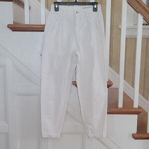 ESPRIT SPORT Vintage High Waist White Denim Jeans Size 9/10